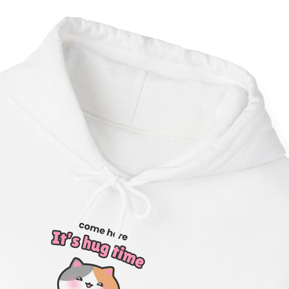 Come Here It's Hug Time – Cozy Unisex Hoodie | Pudding Kitties