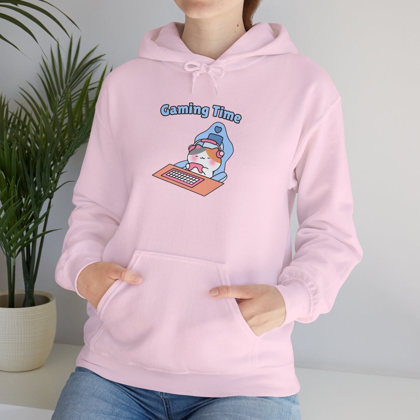 Gaming Time – Cozy Unisex Hoodie | Pudding Kitties