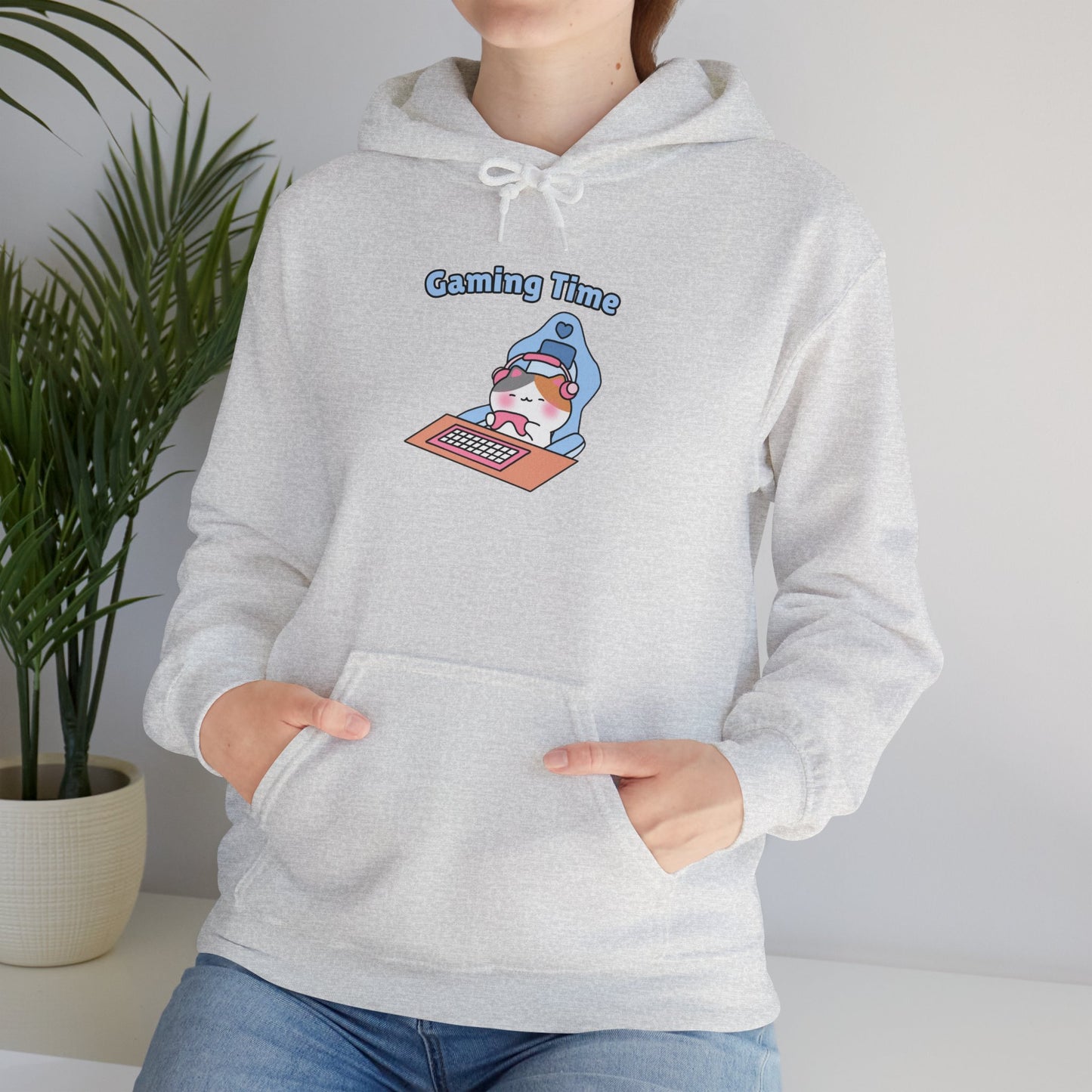 Gaming Time – Cozy Unisex Hoodie | Pudding Kitties