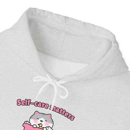 Self-Care Matters – Cozy Unisex Hoodie | Pudding Kitties