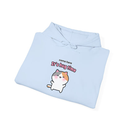 Come Here It's Hug Time – Cozy Unisex Hoodie | Pudding Kitties