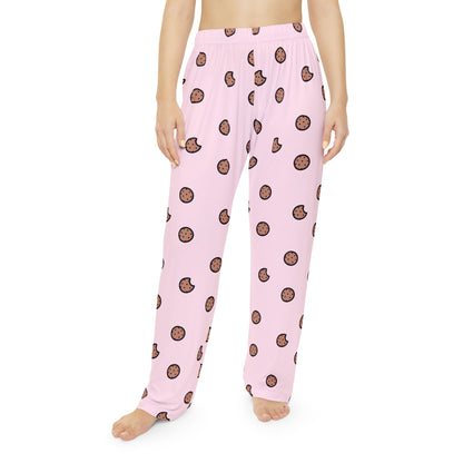 Cookie Lover Pink Pajama Bottoms | Pudding Kitties