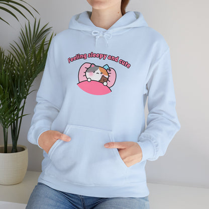 Feeling Sleepy and Cute – Cozy Unisex Hoodie | Pudding Kitties