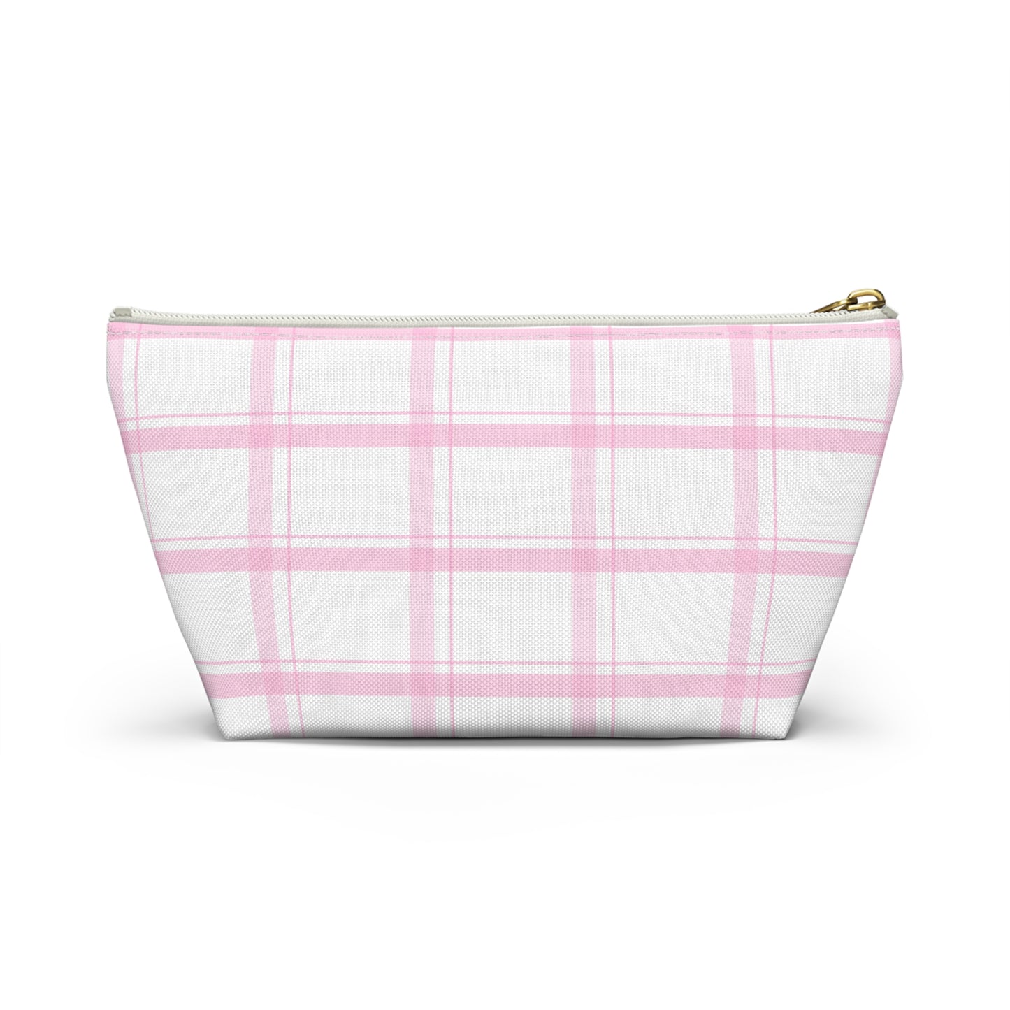 Happy Day - Pink Stripes Small Accessory Pouch | Pudding Kitties