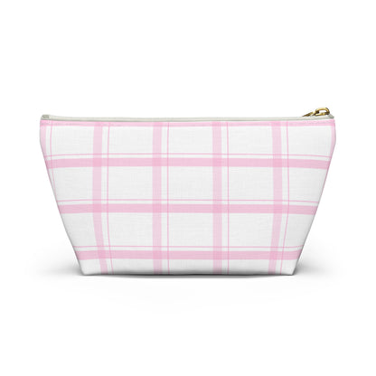 Happy Day - Pink Stripes Small Accessory Pouch | Pudding Kitties