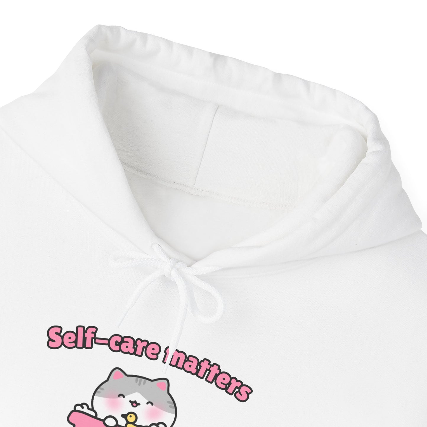 Self-Care Matters – Cozy Unisex Hoodie | Pudding Kitties