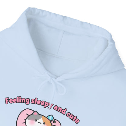 Feeling Sleepy and Cute – Cozy Unisex Hoodie | Pudding Kitties