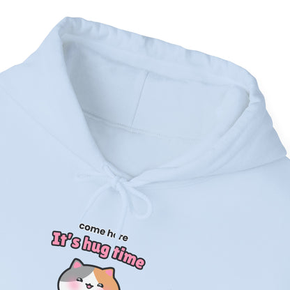 Come Here It's Hug Time – Cozy Unisex Hoodie | Pudding Kitties