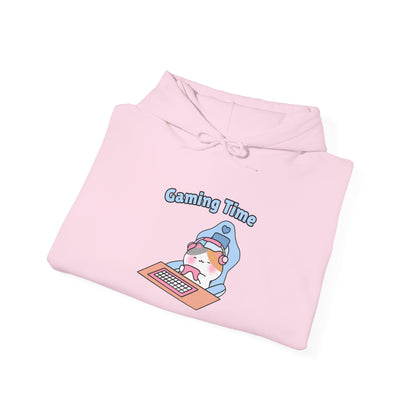 Gaming Time – Cozy Unisex Hoodie | Pudding Kitties