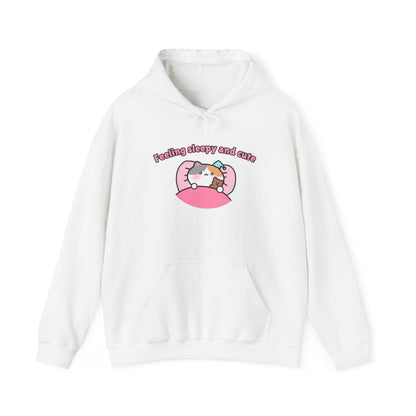 Feeling Sleepy and Cute – Cozy Unisex Hoodie | Pudding Kitties