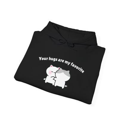 Your Hugs are my Favorite – Cozy Unisex Hoodie | Pudding Kitties