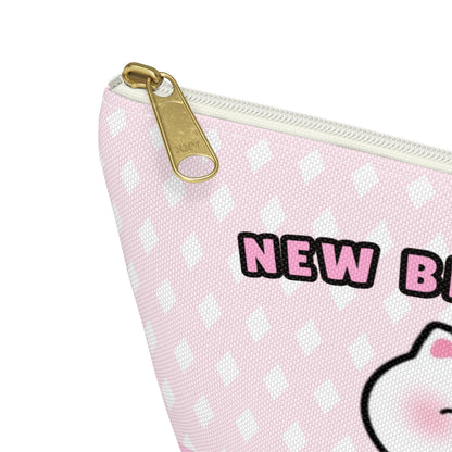 New Beginnings - Pink Small Accessory Pouch | Pudding Kitties