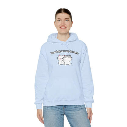 Your Hugs are my Favorite – Cozy Unisex Hoodie | Pudding Kitties