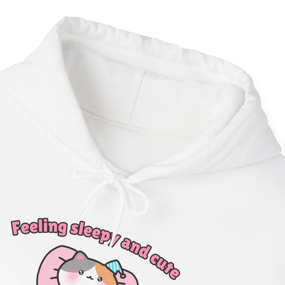 Feeling Sleepy and Cute – Cozy Unisex Hoodie | Pudding Kitties