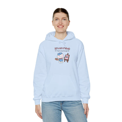 It's Art O'clock – Cozy Unisex Hoodie | Pudding Kitties