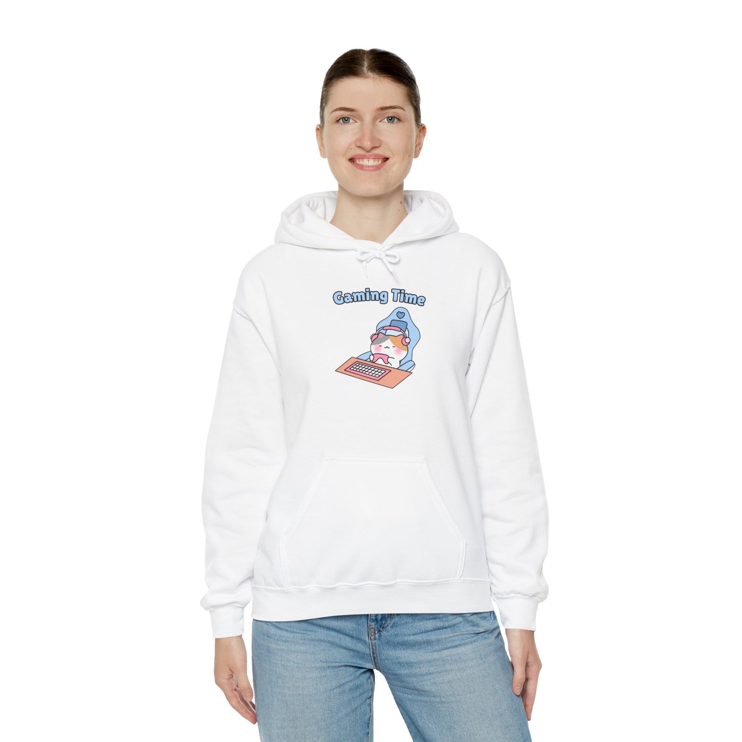 Gaming Time – Cozy Unisex Hoodie | Pudding Kitties