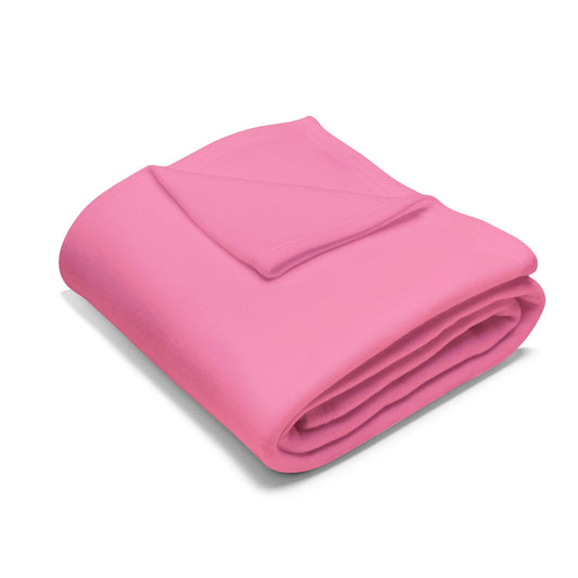 Simple Pink Blanket by Lofi Cute Kitties - Soft Arctic Fleece