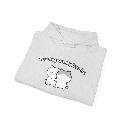 Your Hugs are my Favorite – Cozy Unisex Hoodie | Pudding Kitties