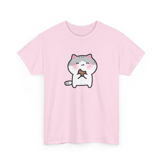 Cookie Lover Pink Pajama Tshirt | Pudding Kitties