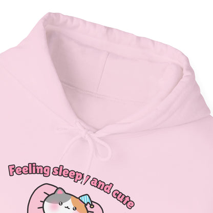 Feeling Sleepy and Cute – Cozy Unisex Hoodie | Pudding Kitties