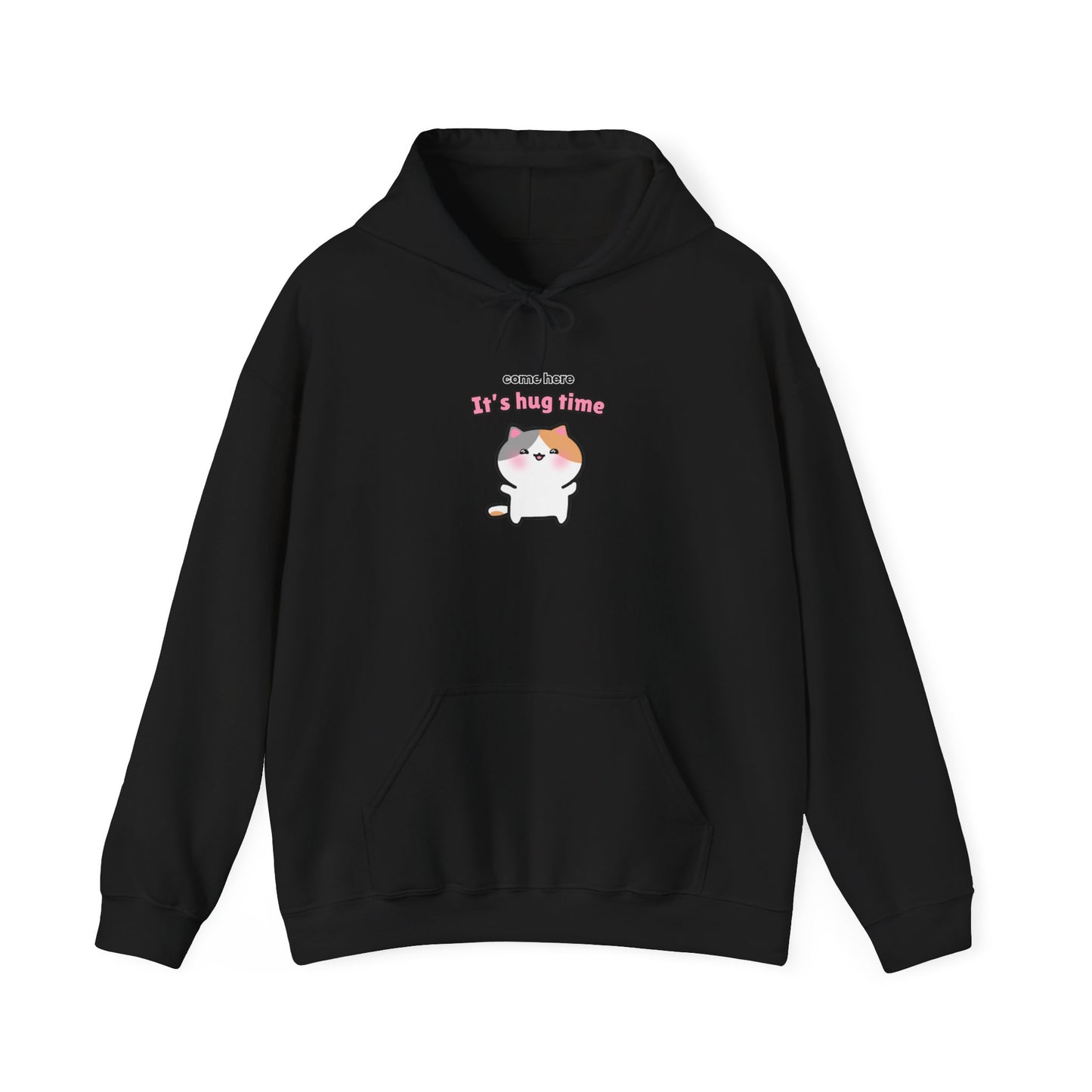 Come Here It's Hug Time – Cozy Unisex Hoodie | Pudding Kitties