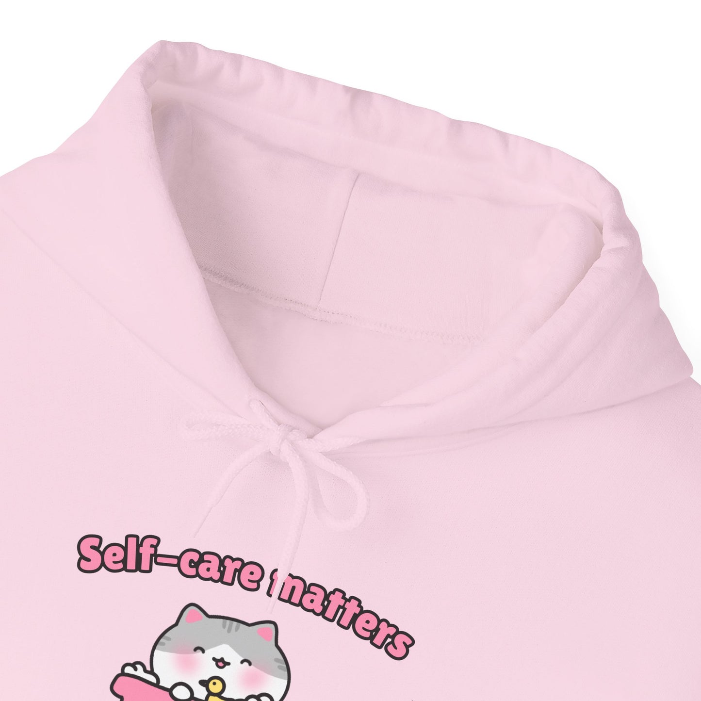 Self-Care Matters – Cozy Unisex Hoodie | Pudding Kitties