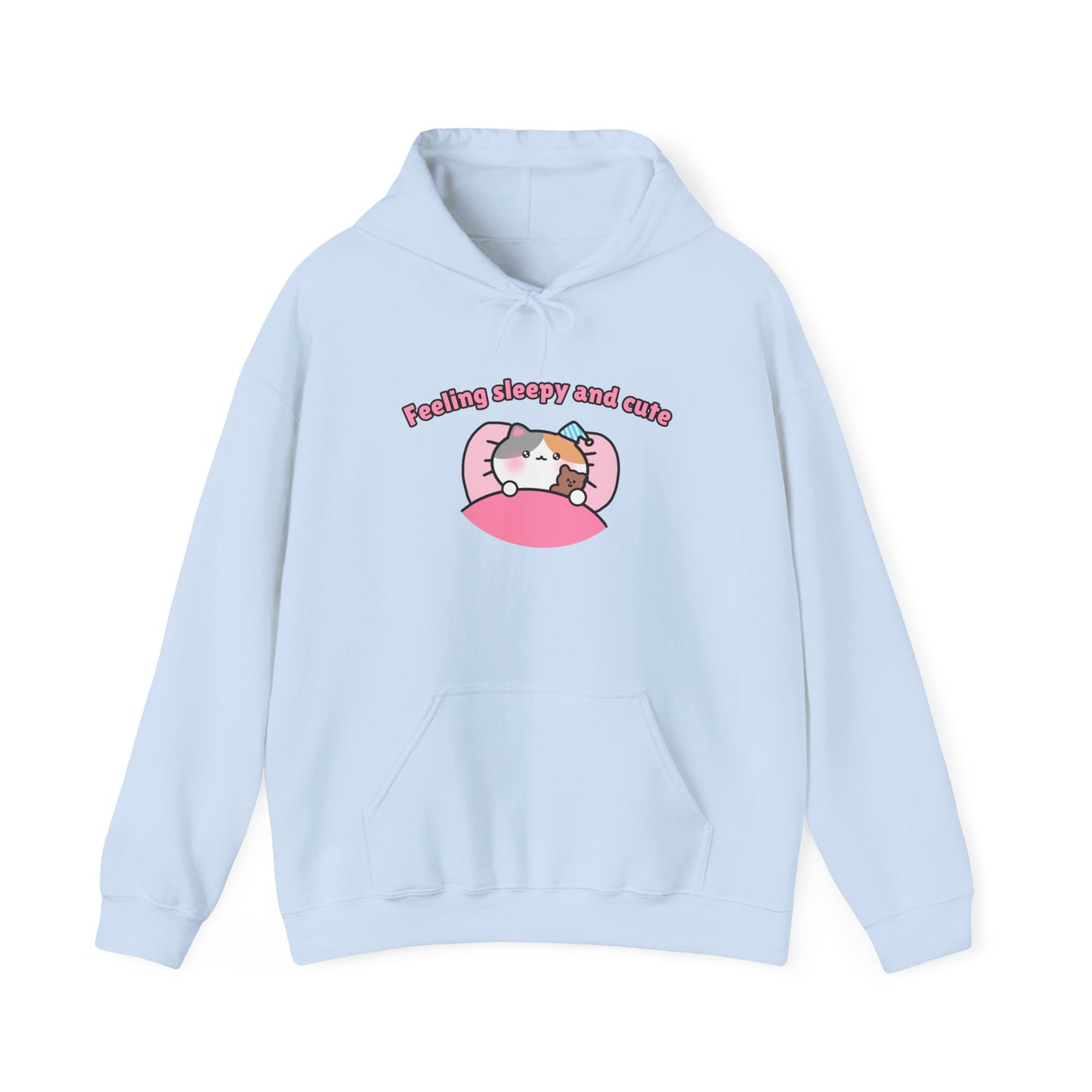 Feeling Sleepy and Cute – Cozy Unisex Hoodie | Pudding Kitties