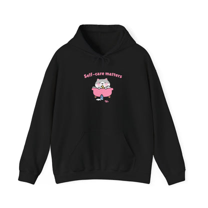 Self-Care Matters – Cozy Unisex Hoodie | Pudding Kitties