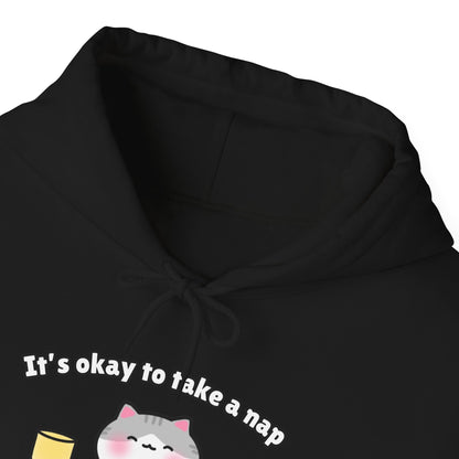 It's Okay to Take a Nap – Cozy Unisex Hoodie | Pudding Kitties