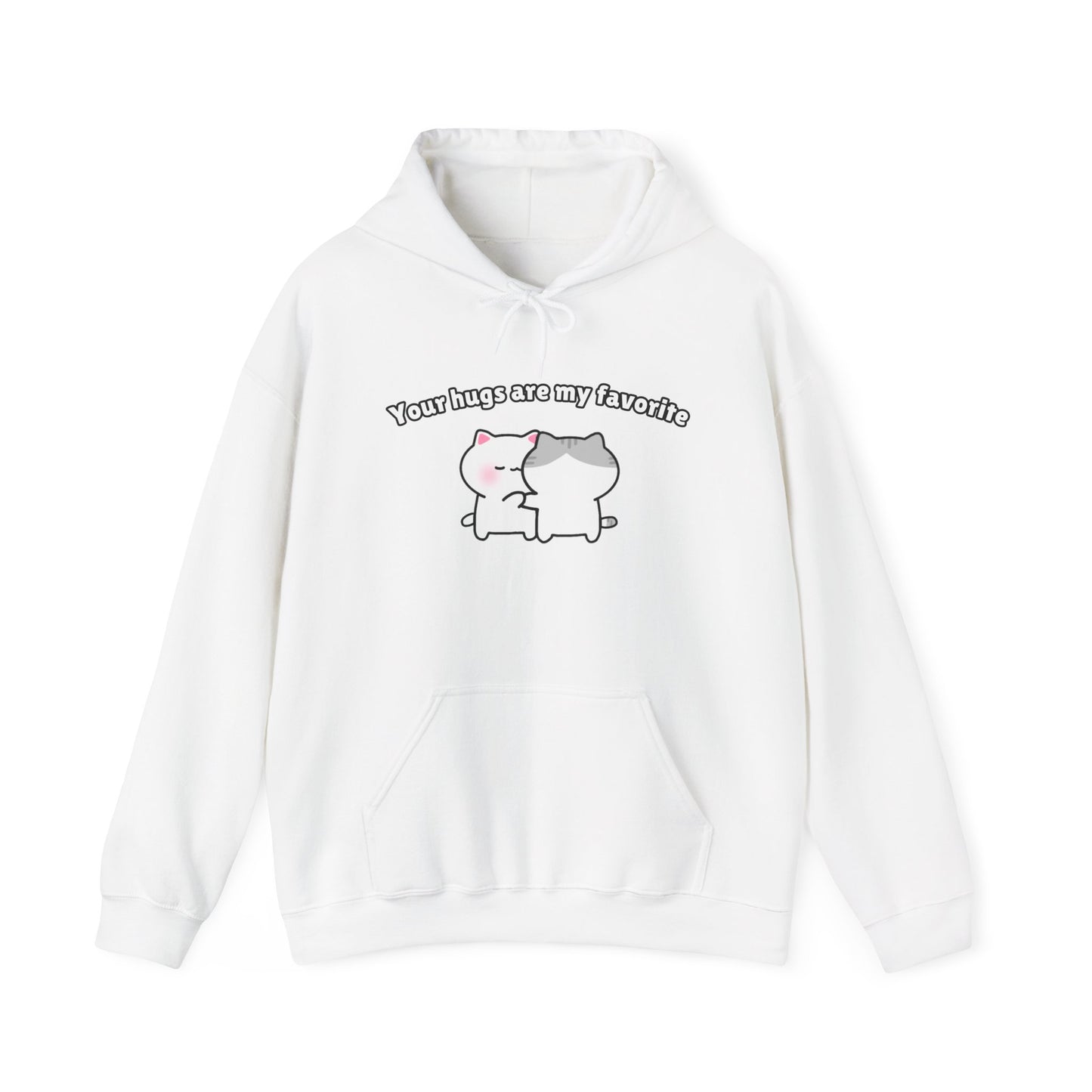 Your Hugs are my Favorite – Cozy Unisex Hoodie | Pudding Kitties