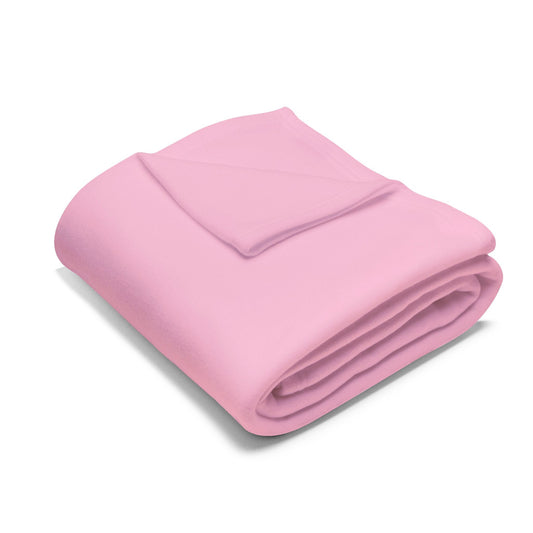 Simple Light Pink Blanket by Lofi Cute Kitties - Soft Arctic Fleece