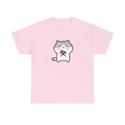 Cookie Lover Pink Pajama Tshirt | Pudding Kitties