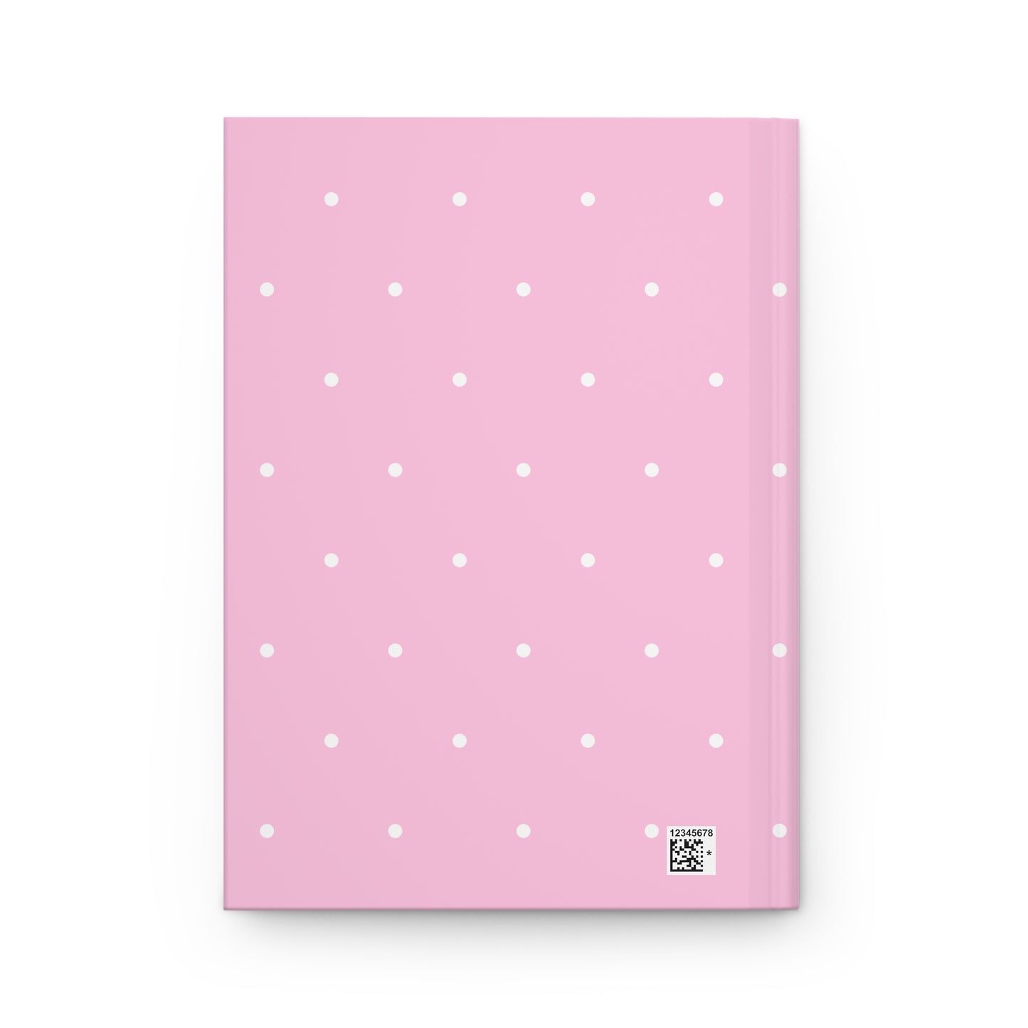 Trust the Process - Pink Hardcover Journal White Dots Lined Pages | Pudding Kitties