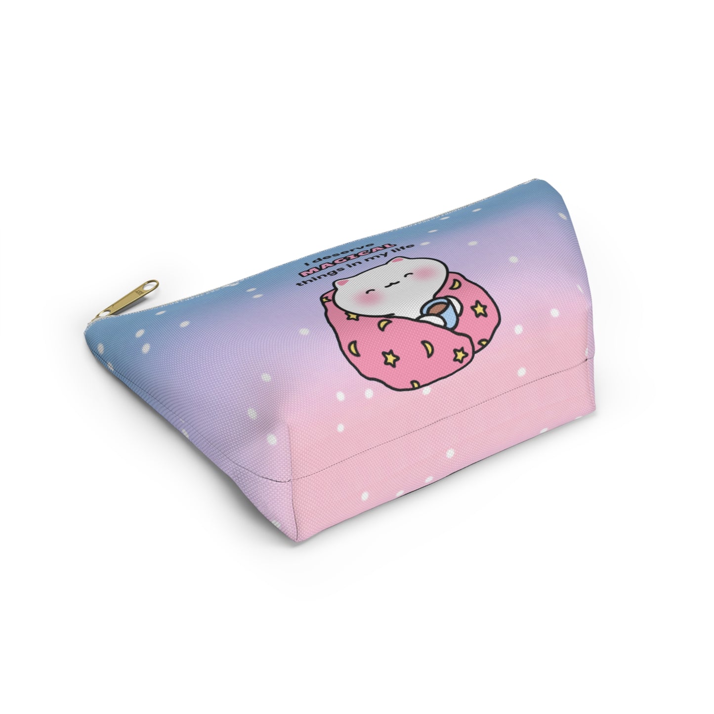 I Deserve Magical Things - Starry Sky Small Accessory Pouch | Pudding Kitties