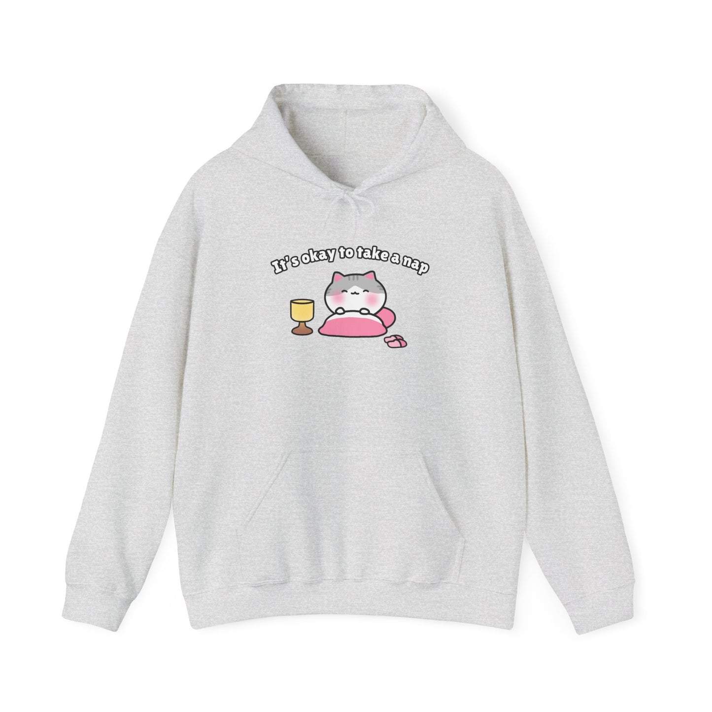 It's Okay to Take a Nap – Cozy Unisex Hoodie | Pudding Kitties