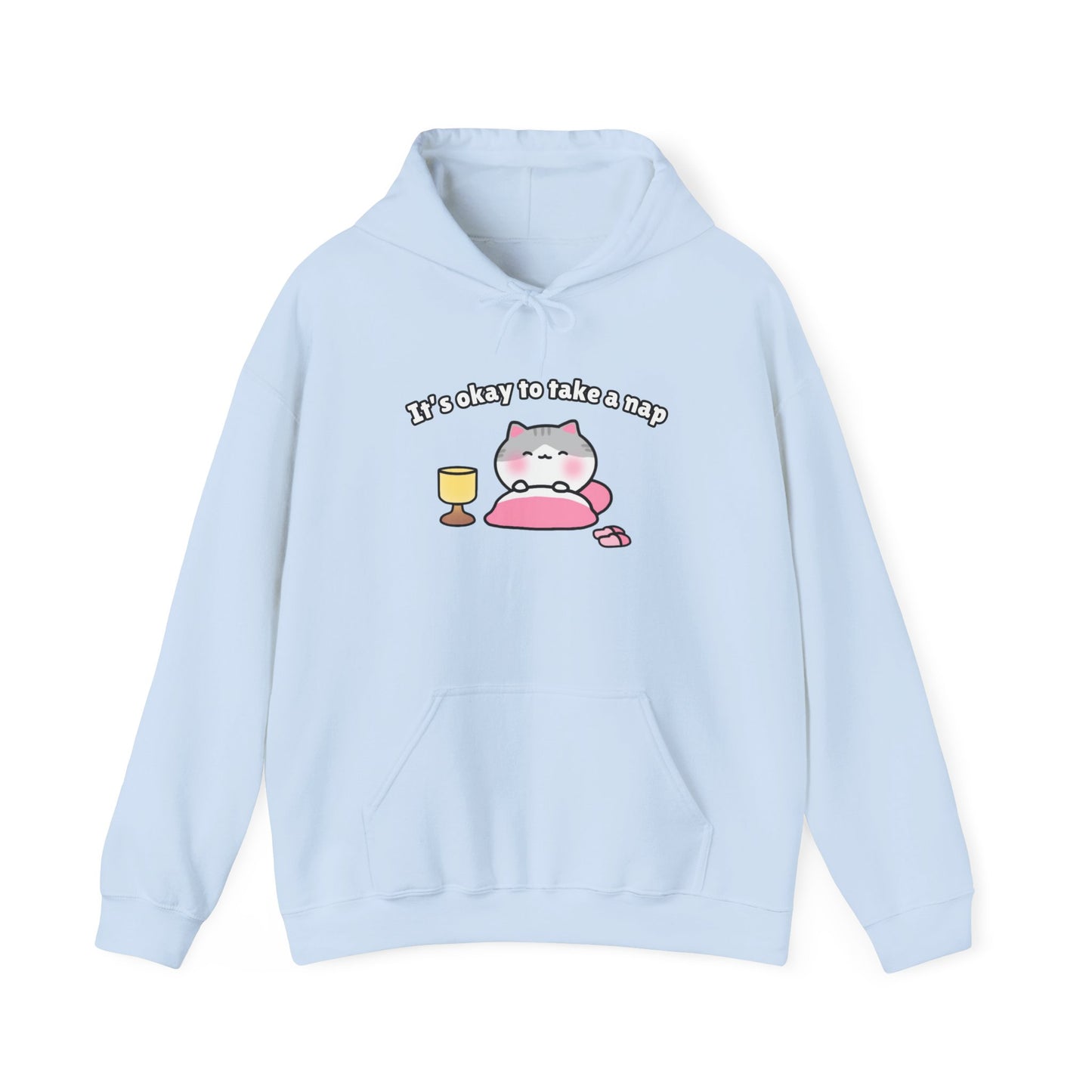 It's Okay to Take a Nap – Cozy Unisex Hoodie | Pudding Kitties