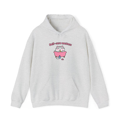 Self-Care Matters – Cozy Unisex Hoodie | Pudding Kitties