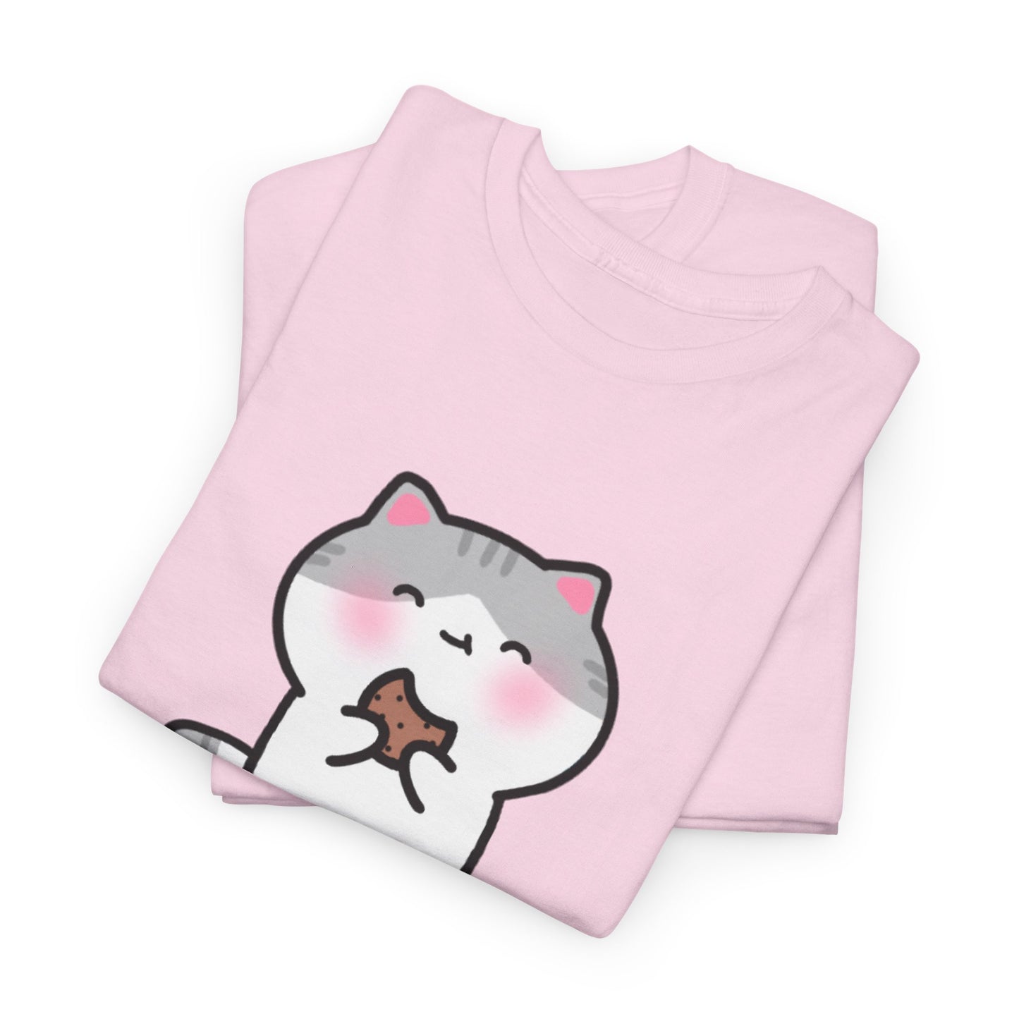 Cookie Lover Pink Pajama Tshirt | Pudding Kitties