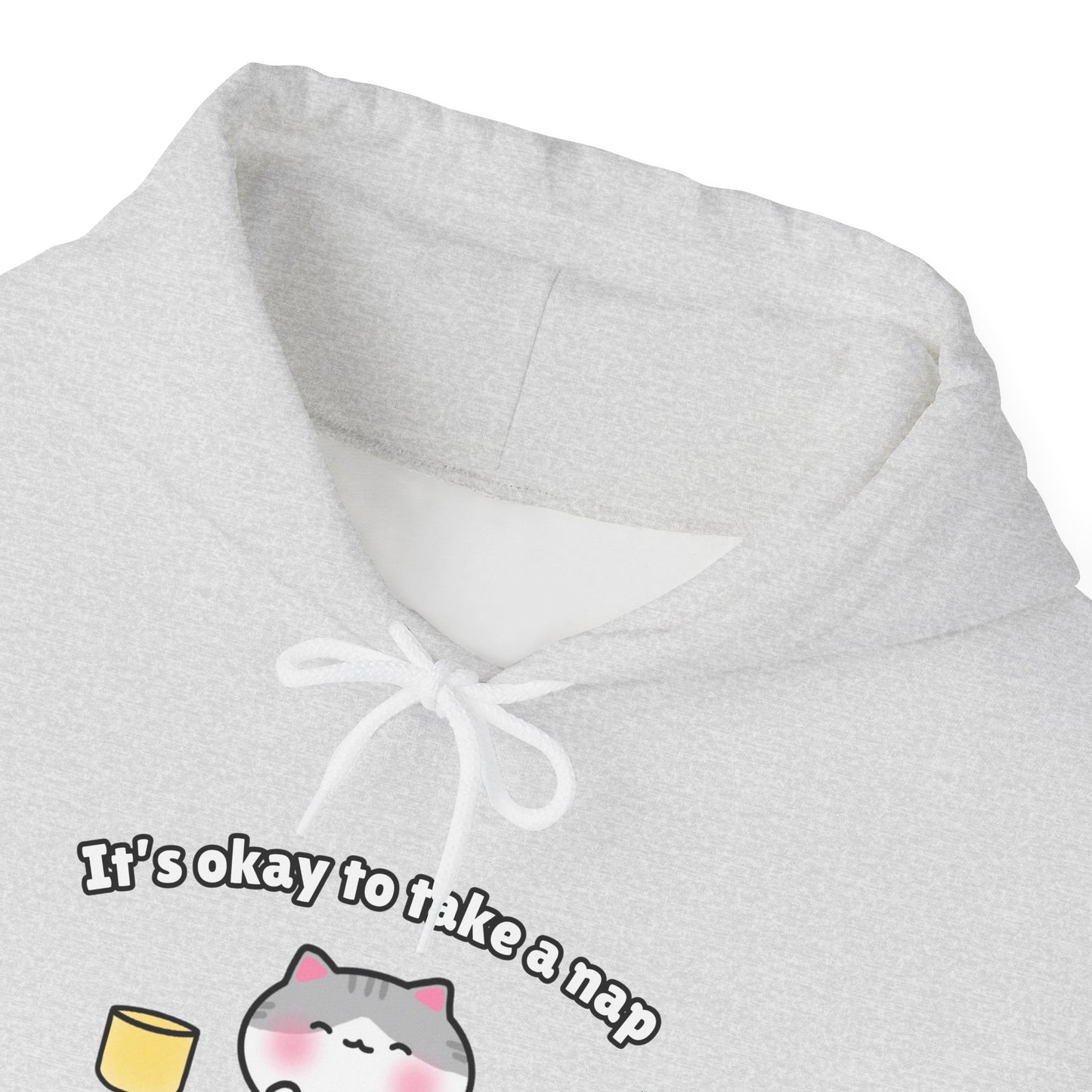 It's Okay to Take a Nap – Cozy Unisex Hoodie | Pudding Kitties