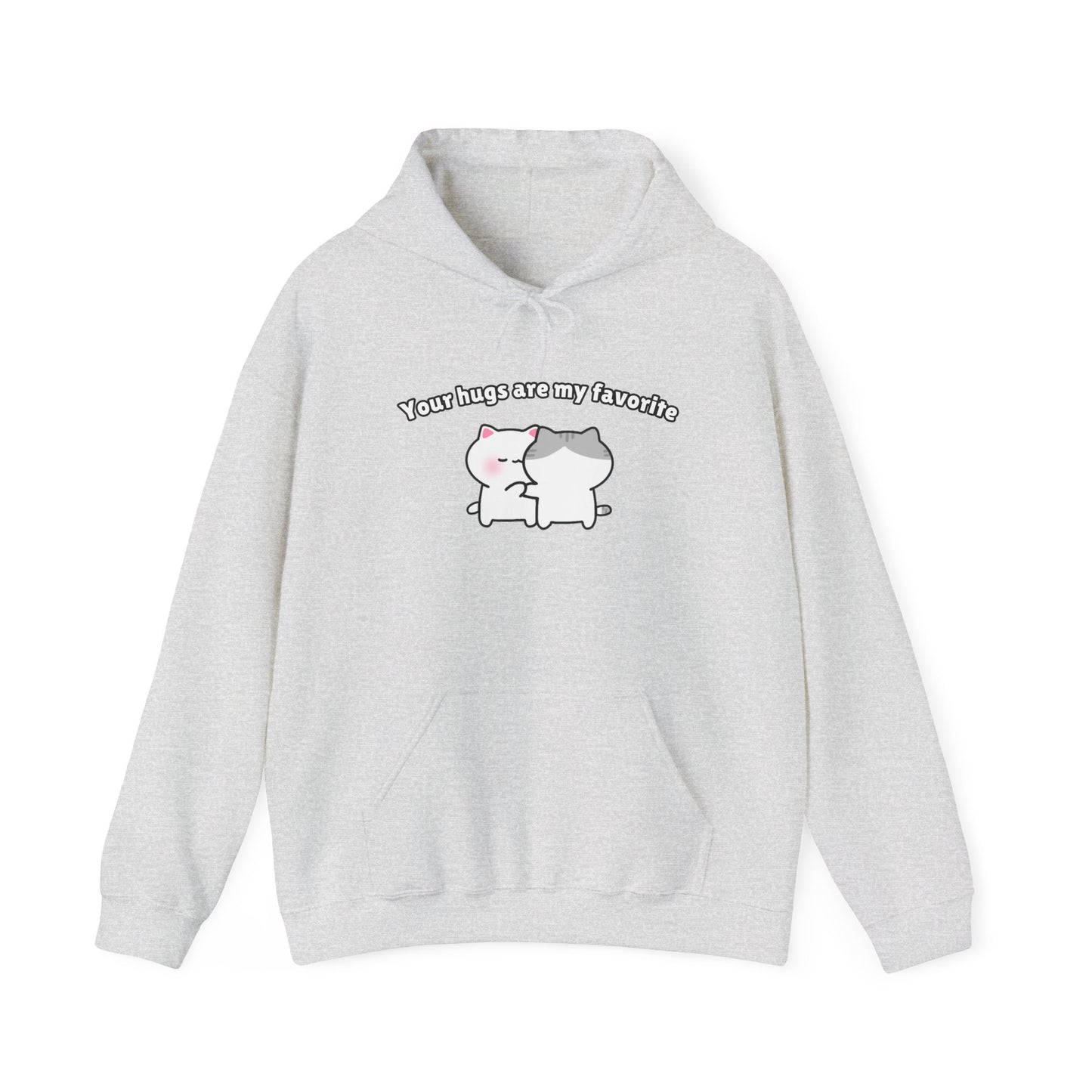 Your Hugs are my Favorite – Cozy Unisex Hoodie | Pudding Kitties