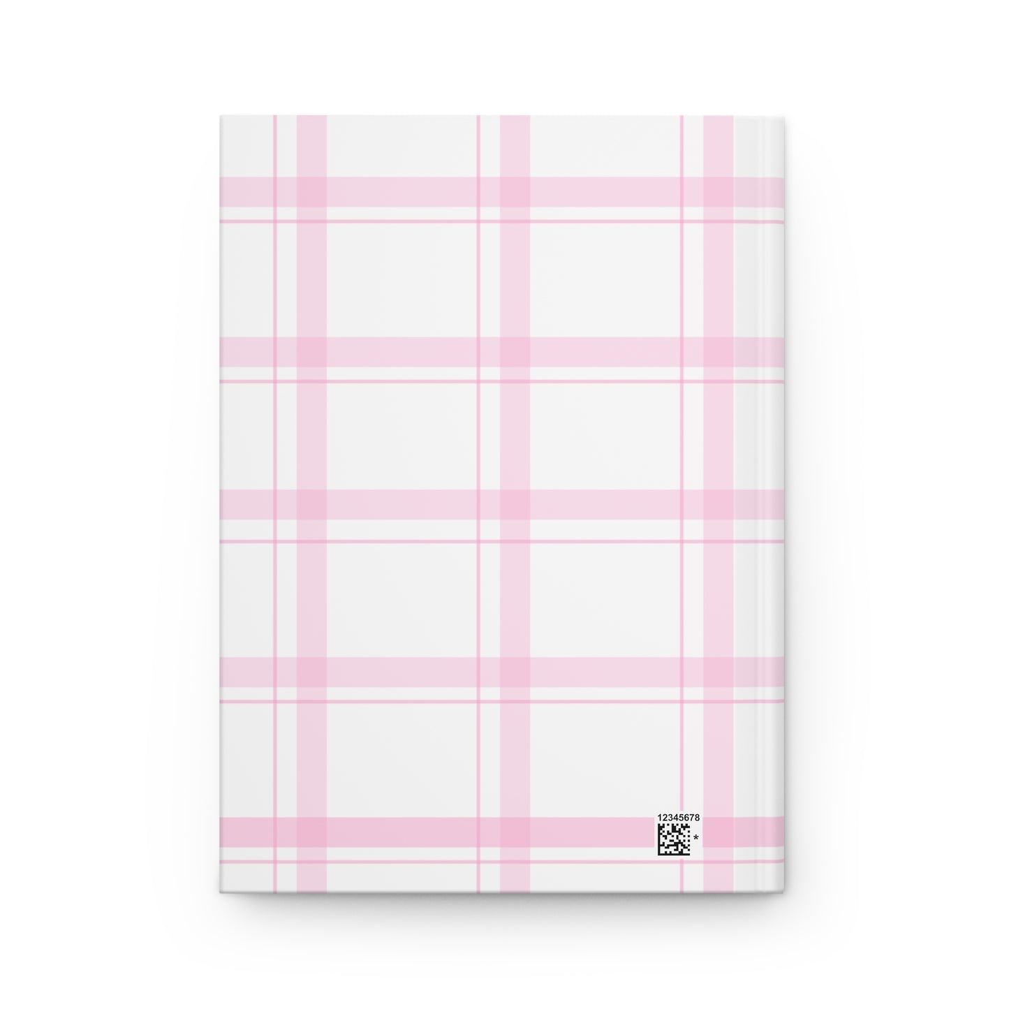 Happy Day - Pink Checkered Hardcover Journal Lined Pages | Pudding Kitties