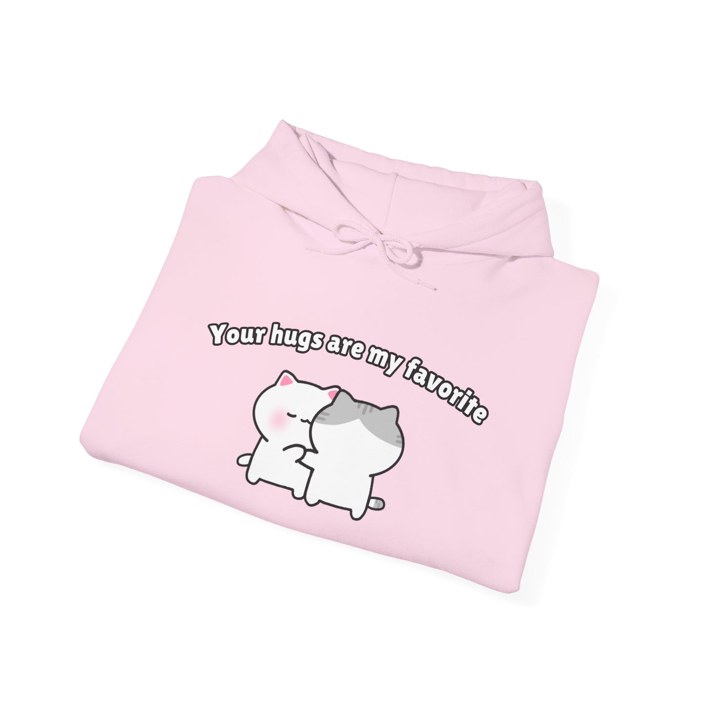 Your Hugs are my Favorite – Cozy Unisex Hoodie | Pudding Kitties