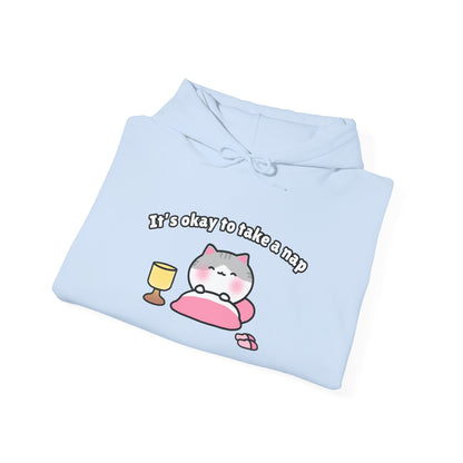 It's Okay to Take a Nap – Cozy Unisex Hoodie | Pudding Kitties