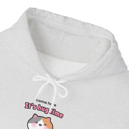 Come Here It's Hug Time – Cozy Unisex Hoodie | Pudding Kitties