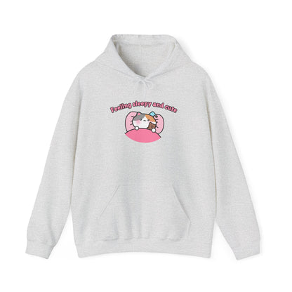 Feeling Sleepy and Cute – Cozy Unisex Hoodie | Pudding Kitties