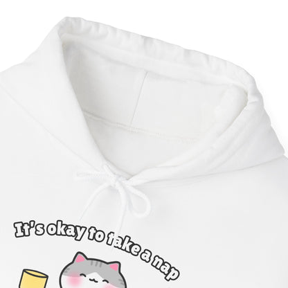 It's Okay to Take a Nap – Cozy Unisex Hoodie | Pudding Kitties