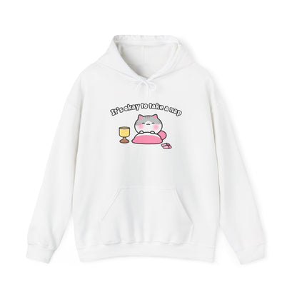 It's Okay to Take a Nap – Cozy Unisex Hoodie | Pudding Kitties