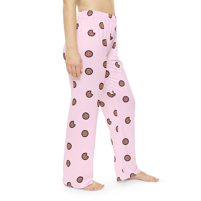 Cookie Lover Pink Pajama Bottoms | Pudding Kitties