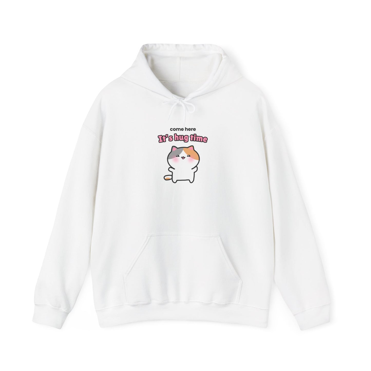 Come Here It's Hug Time – Cozy Unisex Hoodie | Pudding Kitties