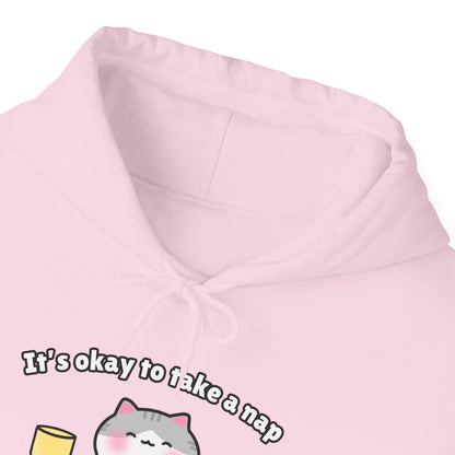 It's Okay to Take a Nap – Cozy Unisex Hoodie | Pudding Kitties